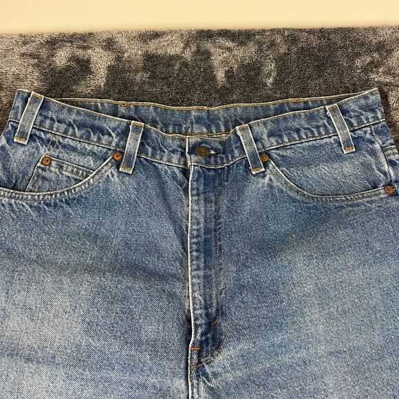Vtg Levi's Orange Tab Boot Cut 217 Men's 36X32(34X31) Blue Denim Jeans - Picture 3 of 14